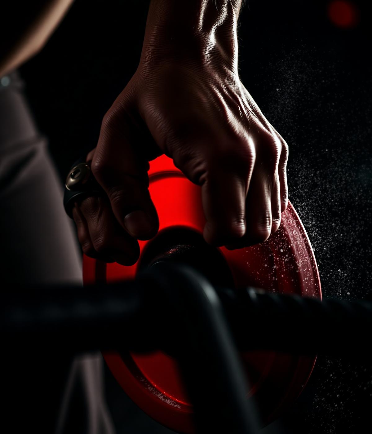 Strong grip on barbell — CN Fitness